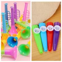 2 peças/Conjunto Brinquedos de Instrumentos Musicais Plásticos Realistas Variados, Feitos de Materiais Plásticos para Brincadeiras Normais, Adereços de Performance de Festa, Presente de Festa, Presente para Volta às Aulas e Temporada de Formatura