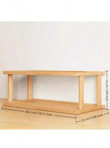 Étagère de bureau en bois, étagère de rangement à plusieurs niveaux pour utilisation au bureau à domicile