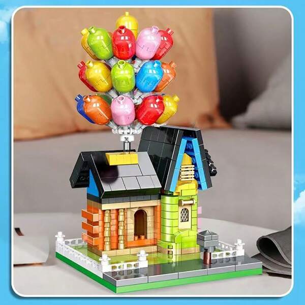 2025 China Flying House Adventure Castle House Girls' Princess Series Assembled Model Building Blocks Toys Educational Gifts