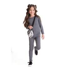 Kit 3 Set Of Thermal Top And Pants For Unisex Children, Sizes 1 To 16 - 淺灰色 - 查看 6