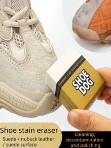 1pc/3pcs Popular Shoe Cleaning Eraser, Portable Pocket Sized Shoe Cleaner For Leather, Sneakers, Sports Shoes, Boots