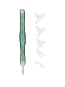 6Pcs New 5D Diamond Drawing Art Pen DIY Handmade Resin Diamond Painting Pen Tools Efficient Diamond Art Pens Tools For DIY Diamond Rhinestone Painting Crafts Making Tool Supplies Comes With 6 Replacement