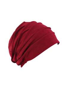 1pc Women Hair Loss Turban Head Cover, Chemotherapy Cap, Sleeping Cap