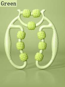 1pc Leg Massager Device, Leg Roller Slimming Body Shaper With 9 Massage Wheels For Calf Muscle Relaxation And Fitness Gym Accessories