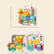 Toddler Toys For 1-2 Year Old Boy, Musical Montessori Busy Board, Early Educational Toy For Toddlers 1-3, Motor Skills Developmental Toy For 12-18 Month Age, Birthday Gift For 1+ Year Old Boy Girl