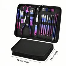 1 Set Stainless Steel Set - Modern Style Nail Clipper Set, Suitable For Travel And Beauty Care - Beauty Tools With Straight Blades, Nail Files, Scissors.