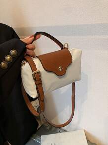 1pcmini Fashion Handbag Small Square Bag, Fashionable & Versatile Women Shoulder Bag Crossbody Bag, Solid Color Mini Purse, Fits Phone, Coins, Lipstick, Daily Use, Commute