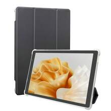 PRITOM Android Tablet PC Supports 512GB Expand/2GB RAM/32GB Rom ,10.1 Inch 1280*800 Ips Screen/Quad-Core, A133 /802.11b WiFi/WIFI 6 802.11ax/BT 5.0/6000mah/Type-C/Dual Camera With Leather Case(No Adapter) - Dark Grey - View 3
