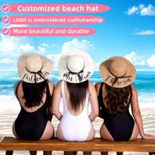 Personalisierter gestickter Strandhut, Geschenk für die Braut, personalisierter Strandhut, personalisierter Hut, Hut für Stranddamen, Brautgeschenk, Hut für Brautparty, personalisierter Plüschstrandhut, Geschenk für die Braut, personalisierter Strandhut, Muttertagsgeschenk, Junggesellinnenabschied am Strand, Brautgeschenk, Junggesellinnenabschied Geschenke, Brautjungferngeschenke, Brautkappen, Junggesellinnenparty, Brautjungfernhüte, Brautmützchen, personalisierter Sonnenhut, für Universität, für Kollegen, für Studentenwohnheime, für Lehrer, für Jungen und Mädchen, für Teenager, Schüler der Sekundarstufe I, Schüler der Sekundarstufe II, Studenten, Studienanfänger, Studenten im 2. Studienjahr, Unterstufenschüler
