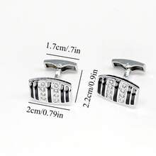 Gemelos versátiles y de moda para hombres, apropiados para todas las estaciones - Plateado - Ver 6