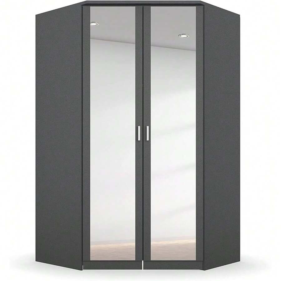 Rauch Möbel Bremen Schrankaufsatz für zusätzlichen Stauraum für den Kleiderschrank 2-türig, Weiß, kombinierbar mit Schrank-Breite 91 cm aus Modellserie Bremen BxHxT 91x39x54 cm - Bildfarbe - Übersicht 1