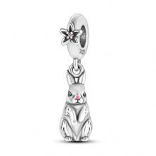1 Stück süßer silberfarbener Charm mit Tiermotiv, Elefant, Löwe, Bulldogge, Katze, Engel, Welpe, für 3mm Armband, Halskette, DIY Bastelperlen, Anhänger, perfekt für Tierliebhaber, für Partys mit Tiermotiv und als charmantes westliches Schmuckgeschenk