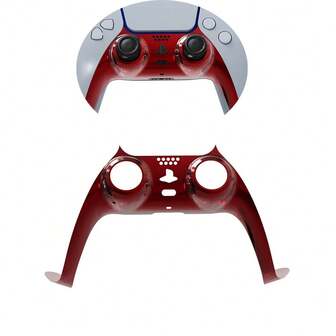 镀铬 DIY 替换控制器外壳 亮面装饰边壳 定制板盖 兼容 Playstations 5 控制器