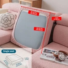 1pc Stretch Jacquard Sofa Cover, Machine Washable, Anti-Cat Scratch, Furniture Protector Sofa Cushion Cover Set With Recliner Slipcover, For Modern Living Room, Bedroom, Office Decor Room Decor Home Decor Living Room Decor Couch Cover Sofa Covers