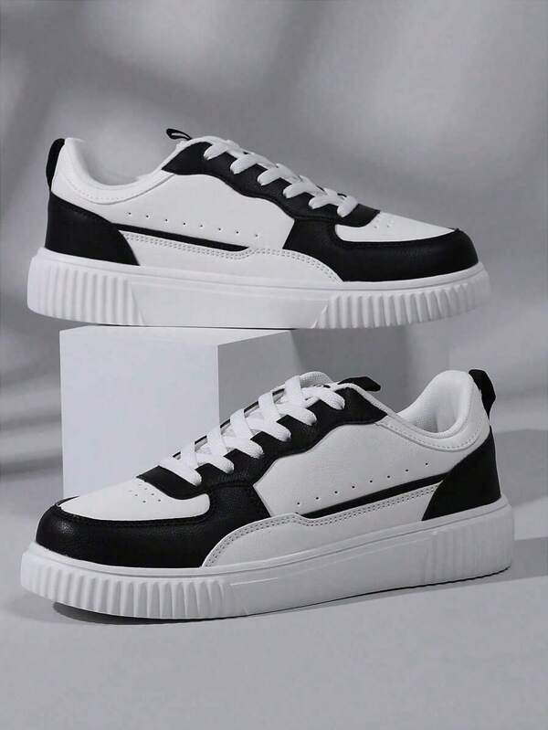 New Spring/Summer Men's Breathable Leather Casual Light Sneakers Skateboard Shoes