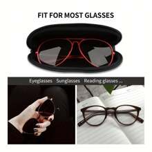 Portable Zipper Sunglasses Case, Rubber Zipper Eyeglasses Case - Portable Protective Glasses Case With Stand, Gender Reveal Party, Perfect For Birthdays, Weddings, Parties, The Perfect Gift For Colleagues, Friends, And Family, Back To School