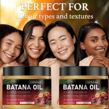 Buy One Get One Free 4.3oz Batana Hair Oil, Pure Honduran Batana Fruit Extract Vegetable Oil, Helps To Strengthen Hair Roots, Eliminate Split Ends, Long-Lasting Anti-Frizz, Light And Non-Greasy Texture, Nourishes Hair, Improves Curls, Makes Hair Thicker, Tougher And Healthier. Unisex