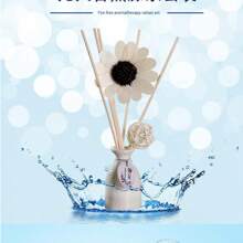 1 Stück weißer keramischer duftloser Ölverdampfer, Rattan Keramik Verdampfer für ätherische Öle für Zuhause, Hotel, Badezimmer, Lufterfrischer (Der Anhänger ist nur zur Dekoration, kann mit dem tatsächlichen Produkt verwendet werden, kein Anhänger)