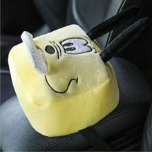 1pc Cute Plush Tissue Box Car Paper Towel Holder, Hanging Tissue Dispenser Armrest Box Backseat Paper Napkin Storage For Car, Tissue Box Holder, Napkin Holder, Festival Family Gathering, Kitchen Dining Table Decor For Home Kitchen Bedroom Living Room Dining Room, Home Decoration Accessories, Decorative Box, Women Wedding Gift, Summer Travel Holiday Festival Must-Have