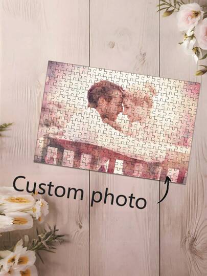 Personalización de rompecabezas personalizado, personalización de rompecabezas de foto DIY (sin marco), puede cargar fotos familiares, fotos de mascotas lindas, escenarios de viaje y otras fotos. El proceso de ensamblaje está lleno de diversión. Es un regalo pensativo para la familia, los amigos o usted mismo, impresión gráfica