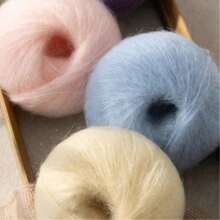 25g Mohair Yarn Extra Soft Warm Wool Crochet Yarn For Hand Knitting Sweater Shawl Scarf DIY Material Supplies