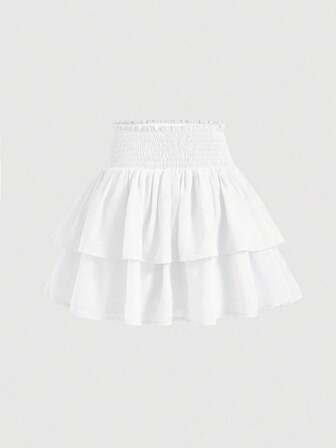 New High Waist Slim Cake Style Mini Skirt For Women