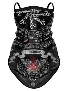 Máscara retro de motociclismo para protección solar, pañuelo de cabeza de verano antirrayos UV para exteriores, cubierta para el cuello y la cabeza, protector facial para montar en bicicleta o motocicleta