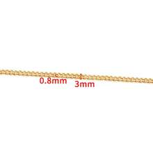 1 Meter 304 Stainless Steel NK Rice Chain Cuban Chain Decoration Chain DIY Necklace Bracelet Jewelry Accessories