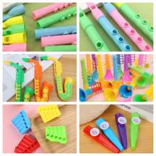 2 peças/Conjunto Brinquedos de Instrumentos Musicais Plásticos Realistas Variados, Feitos de Materiais Plásticos para Brincadeiras Normais, Adereços de Performance de Festa, Presente de Festa, Presente para Volta às Aulas e Temporada de Formatura