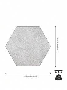 Tapis de mousse en aluminium double face imperméable pour l'extérieur, tapis isolant en feuille d'aluminium imperméable pour pique-nique, plage, tente de camping