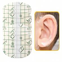 100pcs Of Advanced Waterproof Ear Covers - Odorless, Soft And Comfortable, Suitable For Swimming, Showering And Washing Hair Waterproof & Swimming Ear Protection Cover - Durable Disposable Ear Covers