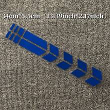 AD 1pc Motorcycle Sticker, Reflective Stripe Decals, Arrows Design, Waterproof Material - one-size - View 13