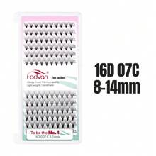 FADVAN Fadvan 120Fans Premade Fan Lashes 3D 5D 6D 8D 10D 12D 16D 20D 30D 0.07 C/D 8-14mm Volume Individual Short Stem  Eyelash Extension Makeup Supplies