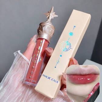 小星星棒镜面单只唇釉炫彩镜面唇彩持久不沾杯液体唇膏