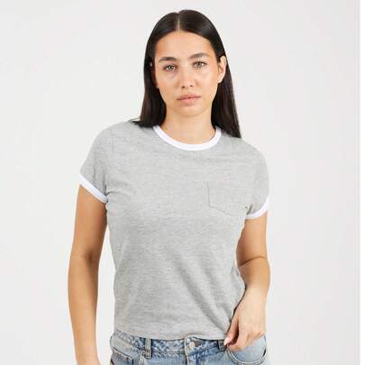 brave soul T-Shirt With Pocket & Contrast Trims