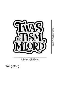 1PC Funny Spanish Quotes Enamel Pin Cartoon Brooch Lapel Pins Badge On Backpack Clothing Accessories Fashion Jewelry Friends Gifts - Black and White - View 11