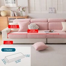 1pc Stretch Jacquard Sofa Cover, Machine Washable, Anti-Cat Scratch, Furniture Protector Sofa Cushion Cover Set With Recliner Slipcover, For Modern Living Room, Bedroom, Office Decor Room Decor Home Decor Living Room Decor Couch Cover Sofa Covers