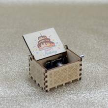 "Happy Birthday" Wooden Hand-Cranked Retro Music Box, Perfect Birthday Gift, No Battery, Charming Gift For Home Decoration, Suitable For Room Decoration