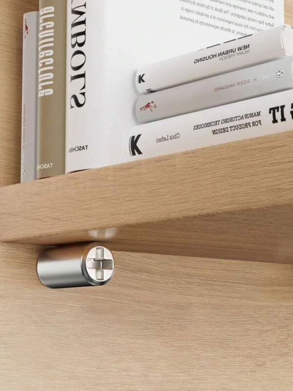 10 piezas Pernos de soporte de estante con tornillo - Soportes de estante duraderos y multifuncionales, adecuados para gabinete, estantería, armario y muebles - Fácil de instalar, fijo y resistente, ajustable, fácil de instalar, carga máxima - Adecuado para gabinetes, estanterías y armarios - Resistente a la corrosión y duradero (color aleatorio)