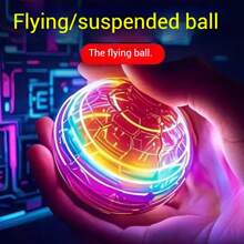 1pc Intelligent Induction Levitating Gyro/Glowing Spinning Top Flying Ball/UFO Intelligent Induction Gyro/Magic Flying Ball/Levitating Glowing Magic Toy, Gift For Birthday/Holiday, 5 Minutes Continuous Use