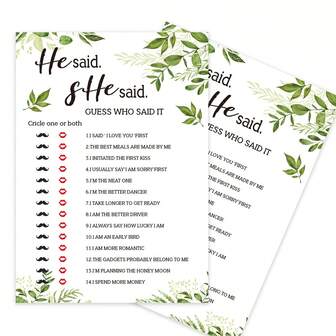 10 张新娘派对婚礼提示卡、独特的单身派对书写卡、新娘派对礼品游戏