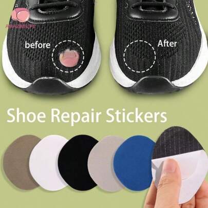 6 Peças Remendos Confortáveis Para Reparo De Tênis/Adesivos De Almofadas De Corte/Forro De Sapato De Malha De Base Perfu cinza