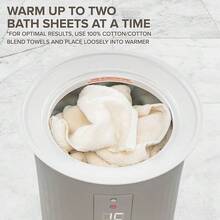 LiveFine Towel Warmer, Bucket Heater LED Display Fits 40"X70" Towel, GrayLaundry Buckets Back To School Travel Essentials Room Decor,Home Decor,Bedroom Decor Storage Organization And Storage Puppy Keep Dress Shorts Phone Case Bikini Summer Dresses For Women Skirt Summer Dress Dresses Nails Jeans Tops White Dress Dresses For Women - White - View 3