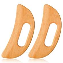2Pcs Wooden Gua Sha Massage Tool Massager, Cellulite Massager Body Gua Sha Scraping Board Fo Relax Body, Muscle, Neck, Back Wooden Gua Sha Tools For Women And Men