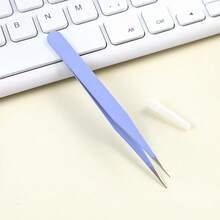 1pc Multi-Functional Goo Card Tweezers Fresh And Simple Handmade DIY Handbook Sticker Tool Creative Macaron Niezi Small Clip,Back To School,School Supplies - Multicolor - View 10