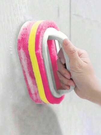 1pc Home & Kitchen Cleaning Tool, Ceramic Tile & Dishes Scrub Brush