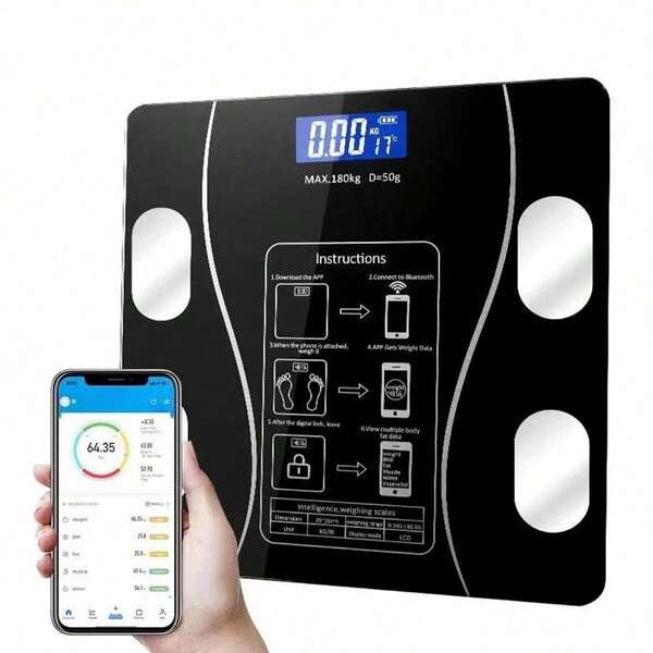 1 pieza Báscula inteligente para pérdida de peso y bienestar familiar