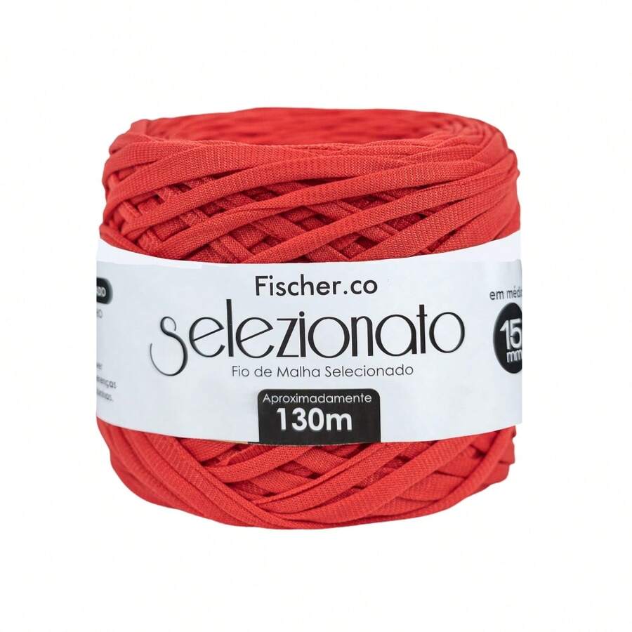 Selected Knitting Yarn 15mm 130 Meters Various Colors - Card 1 - 23 RED - View 1
