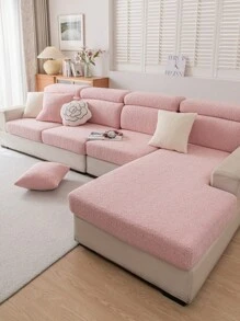 1pc Stretch Jacquard Sofa Cover, Machine Washable, Anti-Cat Scratch, Furniture Protector Sofa Cushion Cover Set With Recliner Slipcover, For Modern Living Room, Bedroom, Office Decor Room Decor Home Decor Living Room Decor Couch Cover Sofa Covers