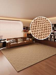 1pc Jute Look Simple Design Durable Dirt-Resistant Indoor/Outdoor Entrance Doormat, Water-Absorbent And Soft Easily Cleanable Machine Washable Rugs Living Room, Non-Slip Runner Rug, Round Rug, Suitable For Entry, Kitchen Rug Set, Multi-Color Options, Carpet For Living Room, Rugs For Bed Room, Area Rugs Living Room, Carpet Living Room, Home Decor, Suitable For Bathroom Mat, Room Decor, Home Carpet